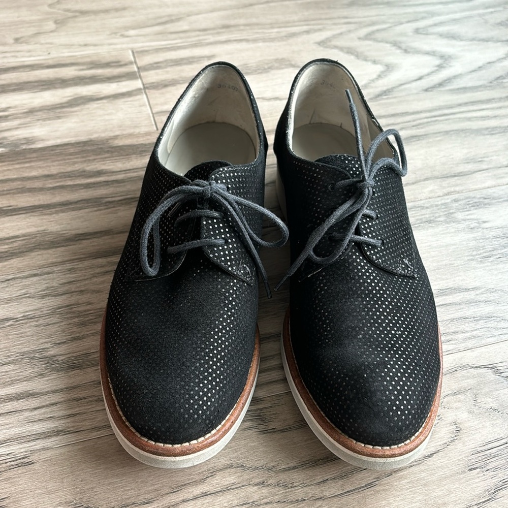 Paul green oxford glitter shoes size 4, US7
